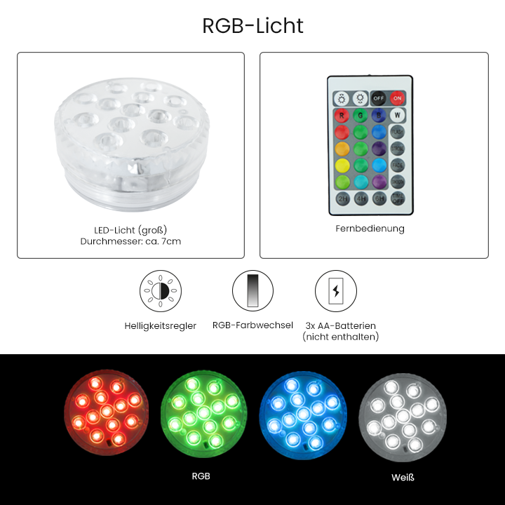 XL-Lithografie-Lampe 3D mit RGB-Licht